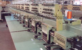 ID#1157 - Tajima TMEF HCG912 Commercial Embroidery Machine.  Year 1992 : 12 : 9 - www.TheEmbroideryWarehouse.com